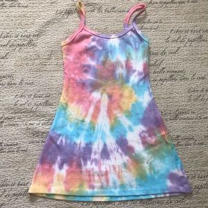 Heavy Rib Spaghetti Mini Dress 